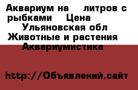 Аквариум на 45 литров с рыбками. › Цена ­ 2 500 - Ульяновская обл. Животные и растения » Аквариумистика   